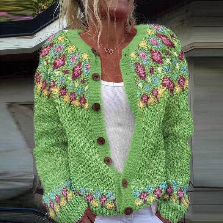 Terhi | Blommönstrad kofta