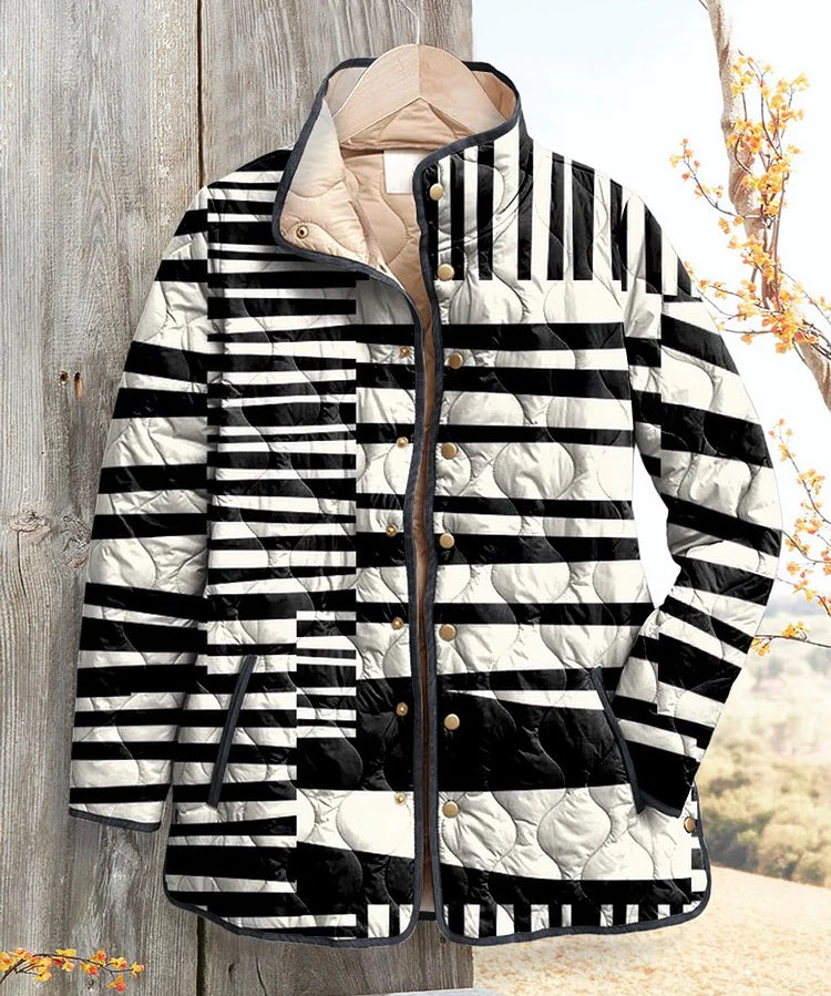 Prudence | Geometrisk quiltad jacka