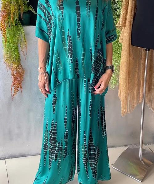 Therese – Avslappnat tryckt set